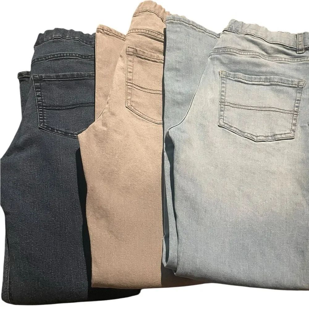 The Children’s Place size 14  Jeans in Black, Tan, and Light Blue